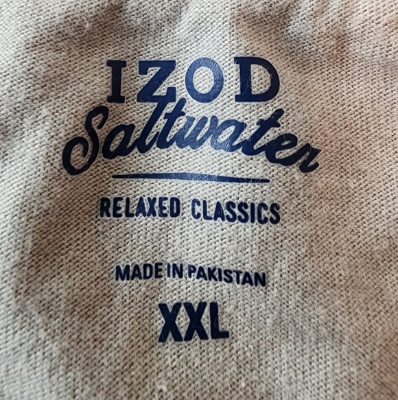 Izod Men's football plaid t-shirt - Picture 4 of 6